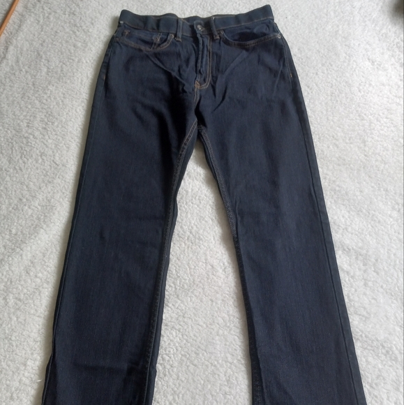 Marks and Spencer M&S Regular 30X30.5 Dark Wash Straight Leg Jeans - Picture 1 of 11